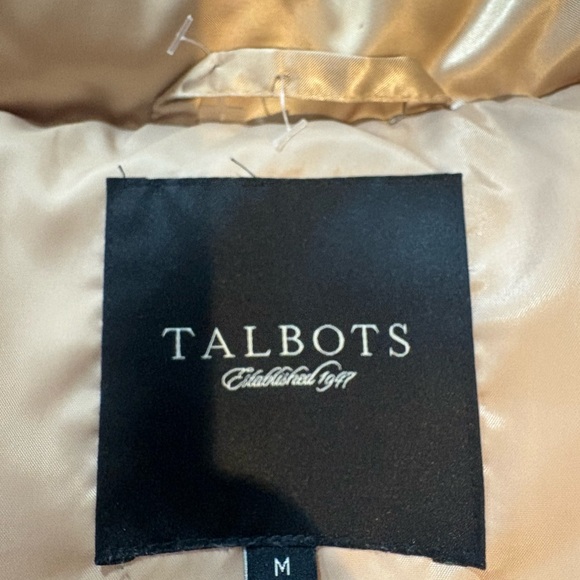 Talbots Metallic Gold Puffer vest - Picture 5 of 5